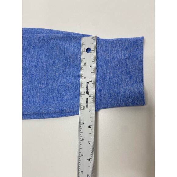 Zobha High Waisted Tapered Leg Jogger Pants Pull On Aqua Blue Women's Size Large - Picture 10 of 10